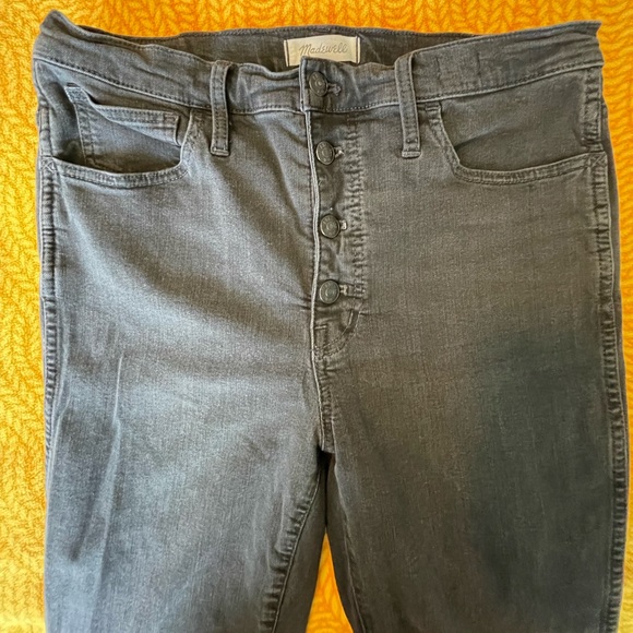 Madewell Charcoal Skinny Jeans size 30 - Picture 4 of 7